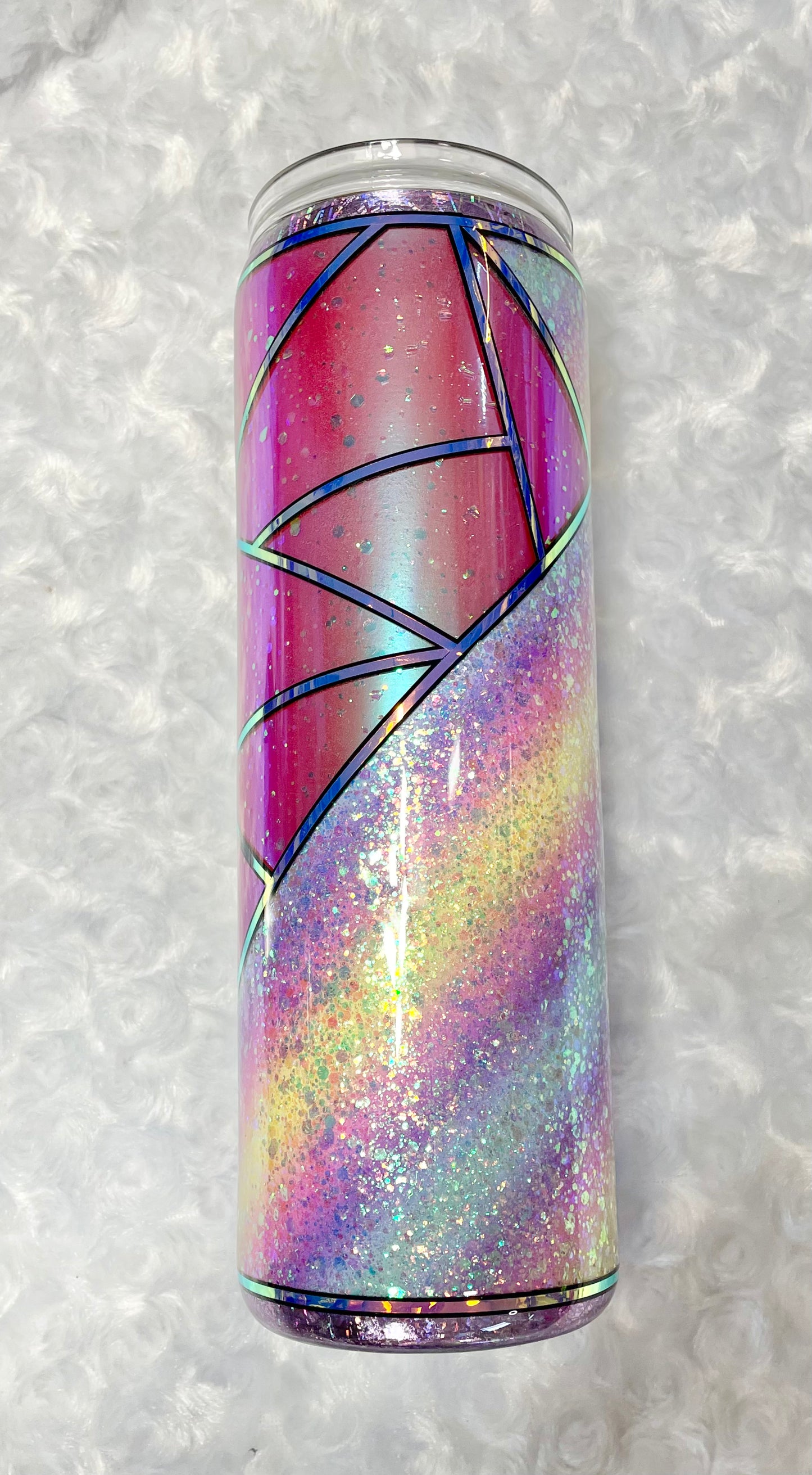 30oz Shattered Glass style Tumbler