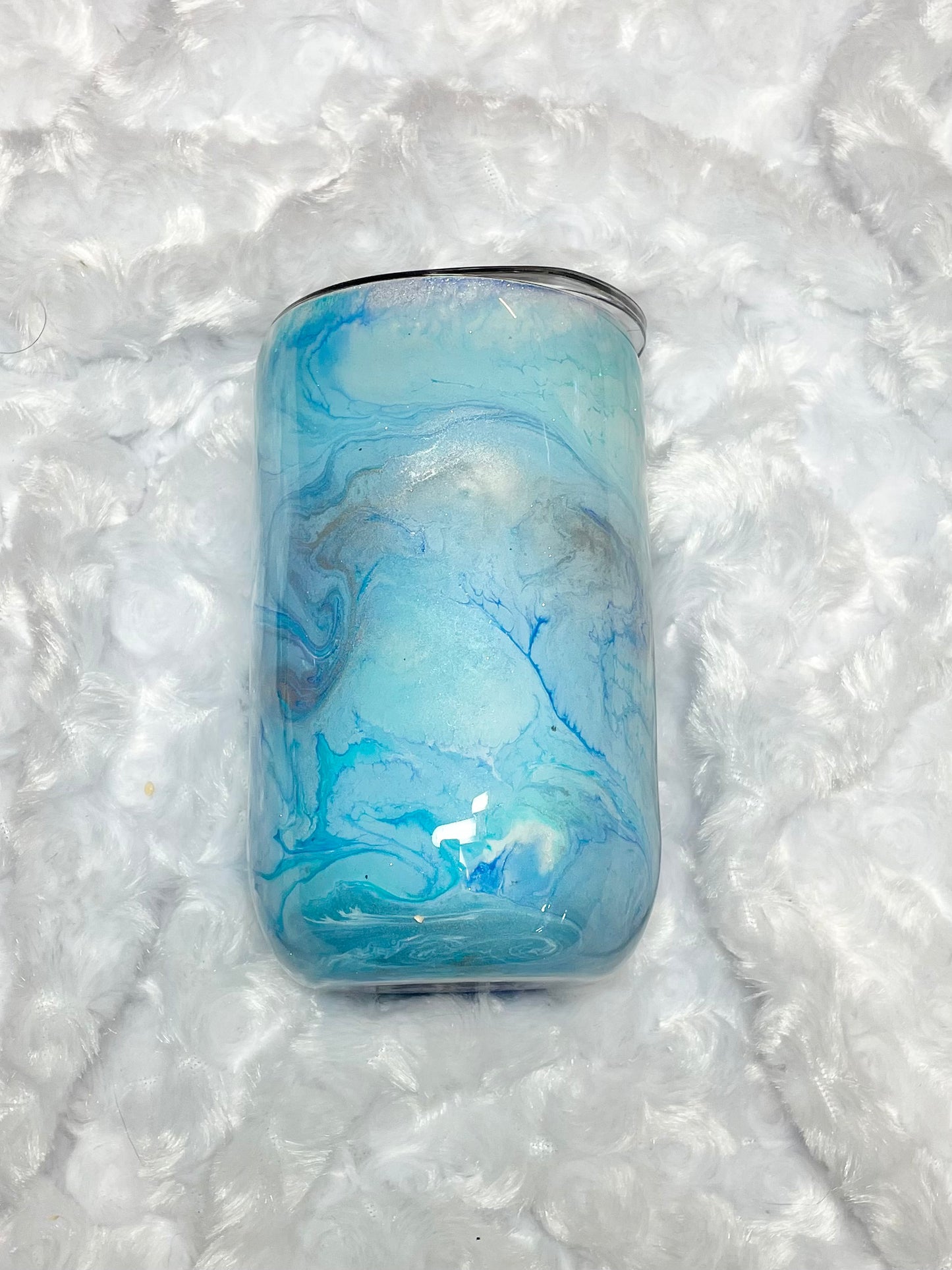 16oz "When it rains...." Glow Wine Tumbler