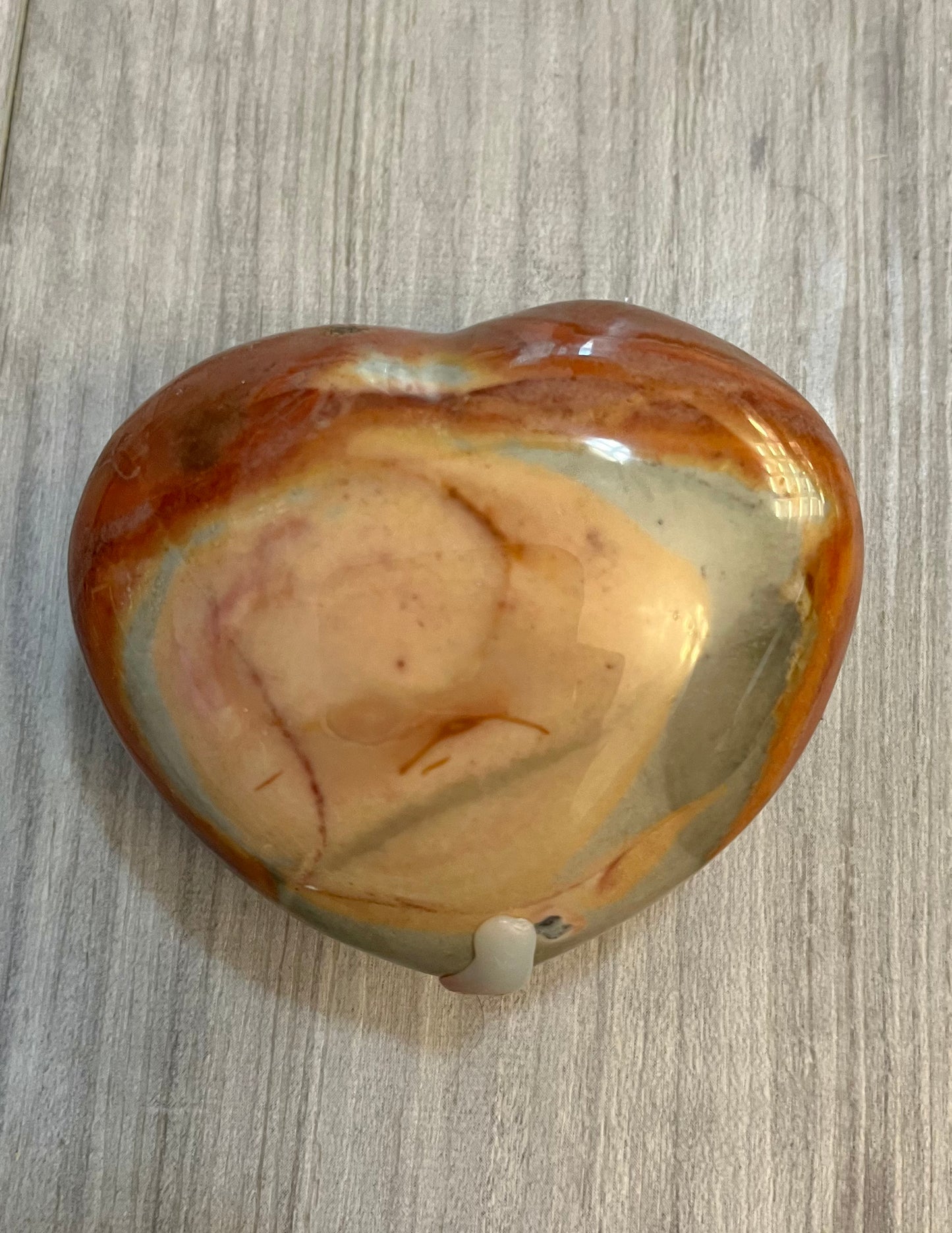 Polychrome Jasper Heart