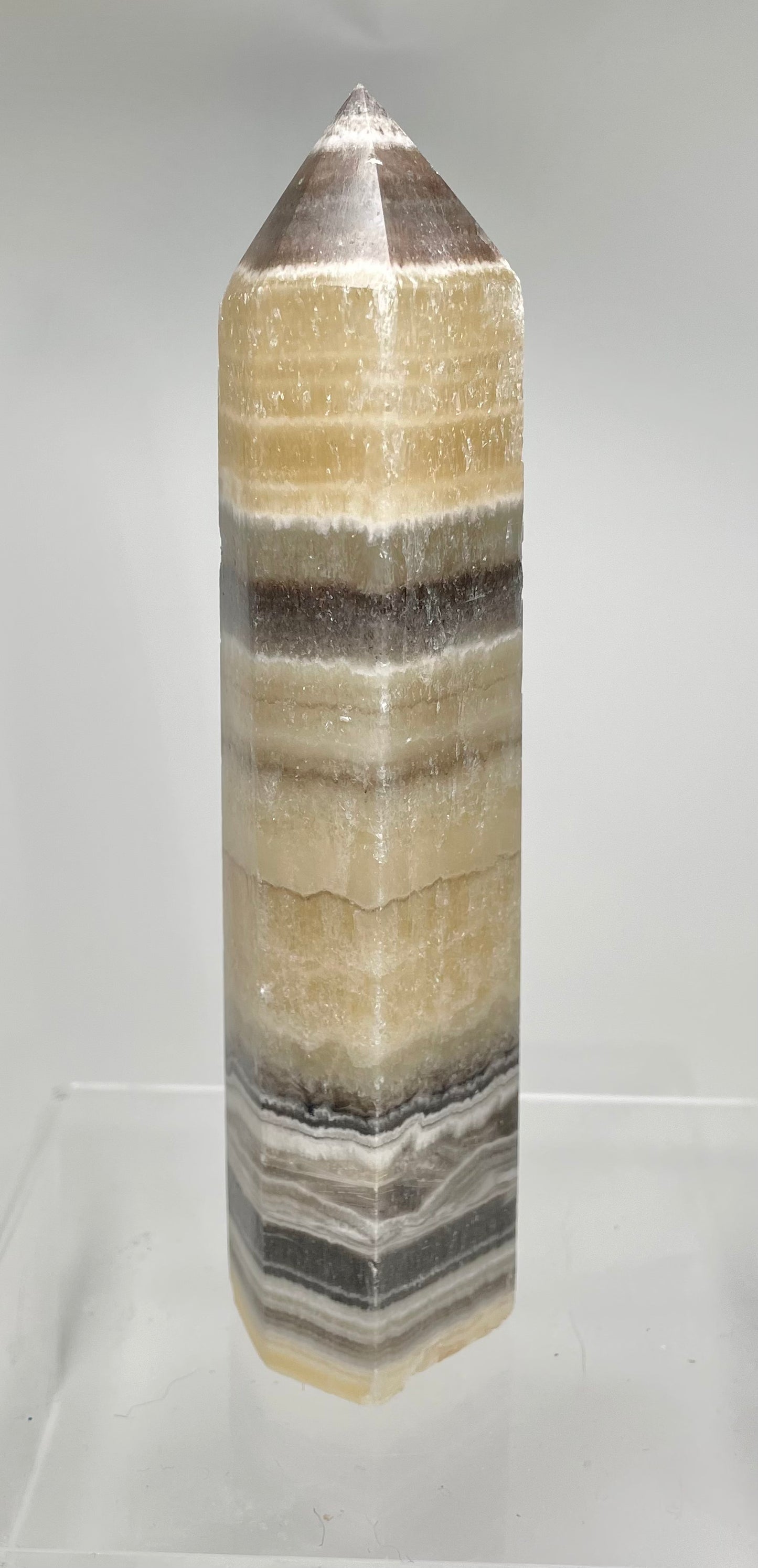 Honey Calcite Tower